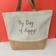 thumbnail image 3 of Tote Bag - 'My Bag of Happy' extra large Tote or Project Bag, 3 of 5