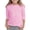 1-Pink99, variant on Kiijoy Girls Bow 3/4 Sleeve Round Neck T-Shirt Casual Soft Everyday Tee Shirt, Sizes 3-13