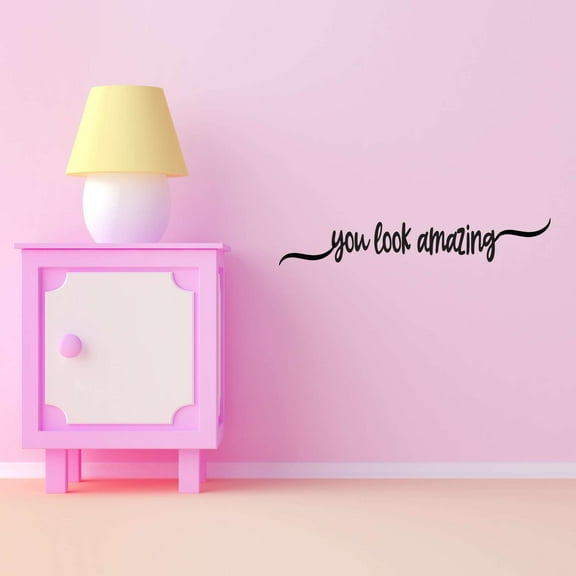 Peacock You Look Amazing Colorful Feathers Amazing Love Beauty Girls Love Beautiful Crown Prince Unicorns Royalty Sweet Dreams Decorating Holiday Ideas Wall Decal Sticker - Size: 20 In X 4 In