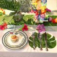 thumbnail image 4 of Hawaiian Tropical Leaf Decoration Set - 60 Pieces For Home Dcor, 4 of 5