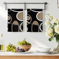 thumbnail image 2 of Dish Towels, Black Brown Circle Absorbent Kitchen Towels 2 PCS, Geometri Stripe Lines Abstract Art Microfiber Hand Towels Dish Cloths Tea Towels for Home&nbsp;Bathroom Cleaning Drying,18X28-Inch,, 2 of 9