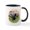 White/Black Inside, variant on CafePress - Mt Country Black Lab# Large Mug - 11 oz Ceramic Mug - Novelty Coffee Tea Cup