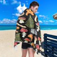 thumbnail image 4 of Coolnut Beach Towels Vegetable Mushrooms Forest Camping Towels Sand Free Beach Towel, 30"x60" Large Beach Towels Quick Dry Bath Travel Towels Pool Yoga Beach Mat for Men Women, 4 of 6