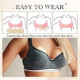 thumbnail image 5 of 6 Pcs 3 Layer Cotton Bra Liners,Bexikou Bra Liners to Absorb Sweat Under Breasts,Reusable Under Breasts Sweats Absorb Pads for Woman,18×3.15inch, 5 of 5