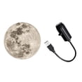 thumbnail image 2 of Christmas Halloween Projector Light USB Plug and Play HD Slides Flexible 360掳 Rotatable Night Lamp for Indoor Bedroom Party Decor(Moon 1 Piece), 2 of 6