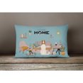 thumbnail image 4 of Borzoi Sweet Home Canvas Fabric Decorative Pillow, 4 of 4