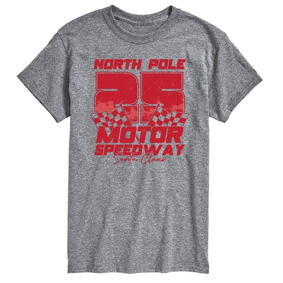 Instant Message - North Pole Motor Speedway - Men's Short Sleeve Graphic T-Shirt