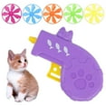 thumbnail image 2 of Juguete para gatos BuyWeek con platillo volador colorido y rastreo, 10 * 10 cm, 2 of 8