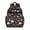 Basketball and Silhouette Black Pattern, variant on Basketball and Star Navy Pattern Cute School Backpack Bag for School with Padded Back and Adjustable Shoulder Straps 15.25"x11.5"x5.25"