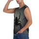 thumbnail image 3 of Balery Black Spiders Camisetas sin mangas para hombre, absorbe la humedad y protege contra el mal olor.-Large, 3 of 7