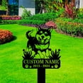 thumbnail image 2 of Handmadetneonsign Shiba Inu Dog Dog Memorial Metal With Stake, Shiba Inu Dog Metal Name Sign Stake, Dog Metal Stake Decor 45408, 2 of 5