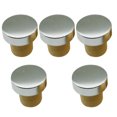 thumbnail image 3 of kurtrusly 5 Pieces T-shape Wine Stopper Silicone Plug Cork Bottle Stopper Cap Silver 1Set, 3 of 6