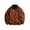 Brown, variant on Men's Vintage Detroit Work Jacket, Corduroy Collar Zip Up Canvas Casual Outerwear for Fall
