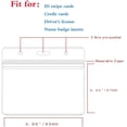 thumbnail image 2 of Horizontal Badge Holders Sealable Waterproof Clear Plastic Name Tag ID Card Holder (20PCs), 2 of 6