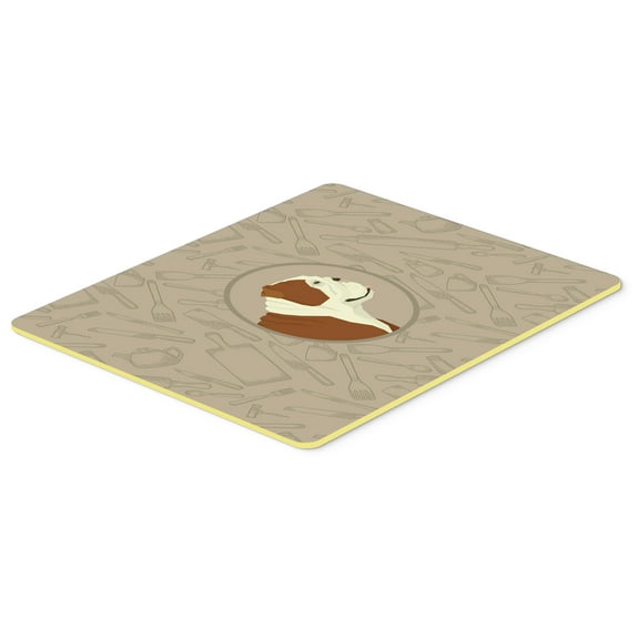 English Bulldog In the Kitchen Kitchen or Bath Mat 24x36