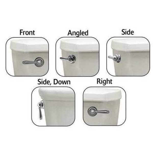 Korky Strongarm Toilet Flush Handle, Faucet Style in Chrome Walmart