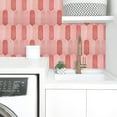 thumbnail image 4 of HOMEART 10-Sheet Peel and Stick Backsplash Tile, Pink Backsplash Self Adhesive Wall Tiles Stick on Backsplash for Kitchen Bathroom, 4 of 7