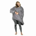 thumbnail image 6 of Catalonia Oversized Blanket Hoodie Sweatshirt, Wearable Sherpa Lounging Pullover for Adults Women Men, 6 of 7