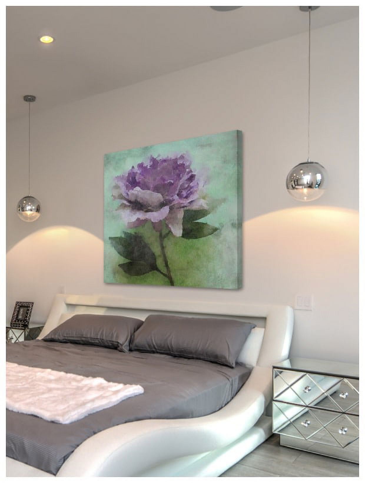 Marmont Hill - "Purple Delight" by Irena Orlov Painting Print on Wrapped Canvas