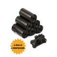 thumbnail image 5 of Poop bags dog and poop bags 6 rolls 90 bags  and one dispenser / poop bags for dogs / dog bags for poop dispenser / doggie poop bags with handles dispenser / dog poop bag dispenser / pet waste bags, 5 of 6