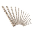 thumbnail image 4 of Juego de brocas de 13x, brocas helicoidales, punta resistente portátil de 135  degree, 1/16 a 1/4, para garaje, coche, jardín, carpintería de Metal, 4 of 9