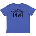 thumbnail image 3 of Inktastic Birthday Diva in Black Youth T-Shirt, 3 of 5
