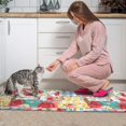 thumbnail image 3 of Pioneer Flower Floral Print Pattern Kitchen Rugs Sets Of 2,Anti Fatigue Kitchen Mat Rugs Non Slip Washable,Decorative Kitchen Floor Mats for Kitchen,Sink,Laundry,17"x30"+17"x47", 3 of 7