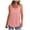 Pink, variant on Tank Tops for Women Lightweight Loose Fit Square Neck Casual Plain Flowy Sleeveless Shirt Summer Outfits