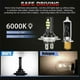 thumbnail image 4 of 2X H7 LED Headlight Bulbs Kit 6000K 220W Super White Bulbs, 4 of 5