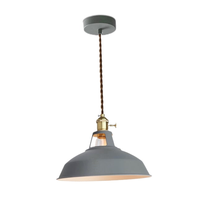 Lámpara de techo nórdica pequeña y creativa, simplicidad moderna, para comedor Gris Yuyangstore colgante de luz