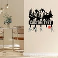 thumbnail image 5 of Craftnamesign Custom Bear Family Metal Key Holder, Mountain Bear Decor, Metal Coat Rack, 5 of 5