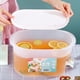 thumbnail image 1 of XWSHYW Almacenamiento y Organización de La Cocina. Hervidor de Agua Fría para Refrigerante Verano, Resistente Al Calor, para Jarabe, Té, Cubo de Agua Fría con Grif, Hervidor de Agua Fría de Gran Capa, 1 of 6