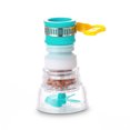 thumbnail image 1 of Grifo de lavabo de tocador Filtro de grifo de lavado de ducha Extensor ajustable Adaptador de rociador flexible de cocina universal Tipo 6, 1 pieza 360 grados Kenally HA009002-06B, 1 of 6