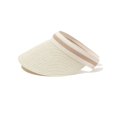 thumbnail image 4 of Womens Sun Visor Hat Straw Sun Visors for Women Summer Packable Ponytail Beach Hats for Women Travel UPF 50+, 4 of 6