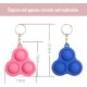 thumbnail image 2 of 2 uds Mini juguete con hoyuelos simples, juguetes para aliviar el estrés para adultos y niños, juguetes educativos para aliviar la ansiedad y el autismo Ormromra LRWJ285, 2 of 6