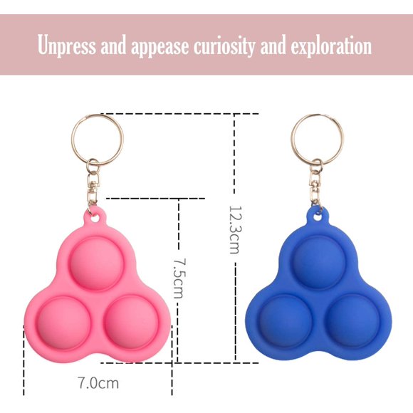 Clearance:2Pcs Mini Simple Dimple Toy, Stress Relief Toys for Adults and Children Educational Toys to Relieve Anxiety and Autism