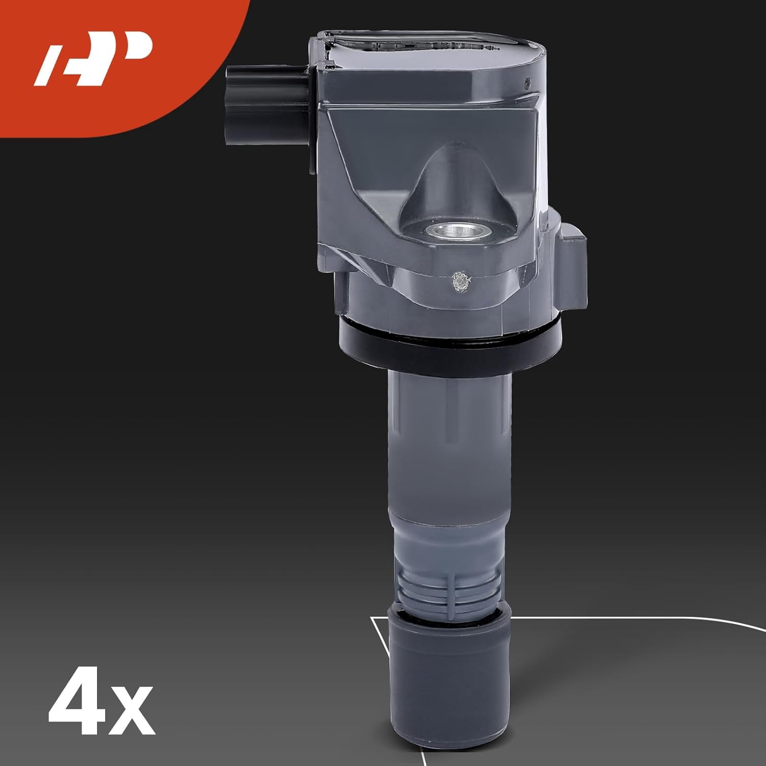 A-Premium Set of 4 Ignition Coil Pack and Iridium Spark Plugs Compatible with Honda Civic 2012-2015 1.8L & Acura ILX 2013-2015 2.0L, Replace# 30520R1AA01, NGK97390