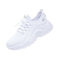 thumbnail image 2 of Domzle Walking Shoes for Women Nursing Slip Work Sock Sneakers Platform Comfortable Weight Light White 36, 2 of 6