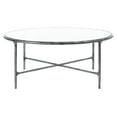 thumbnail image 5 of SAFAVIEH Couture Jessa Glam Round Metal Coffee Table, Silver, 5 of 5