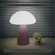 thumbnail image 5 of Lámpara de mesa de cerámica for dormitorio, mesita de noche, decoración, pantalla transparente, 5 of 5