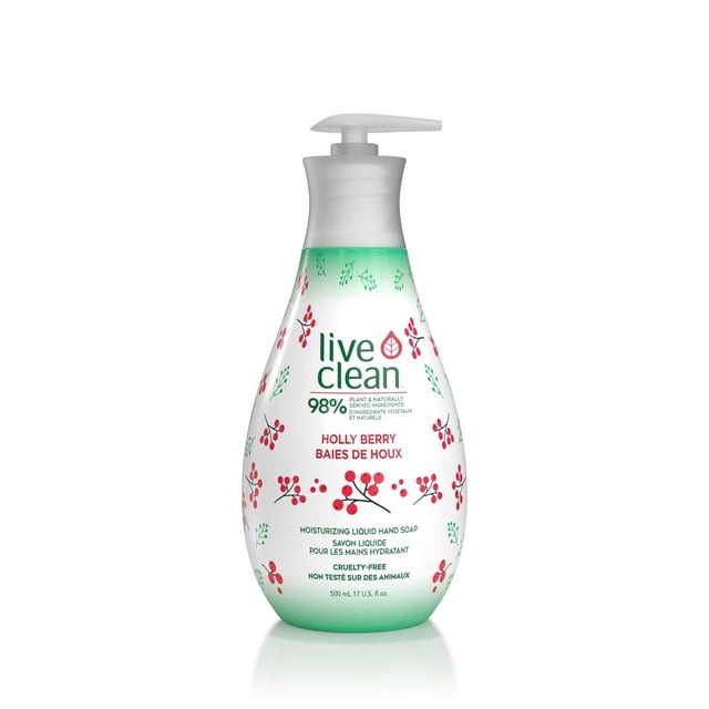 Live Clean Holly Berry Moisturizing Liquid Hand Soap