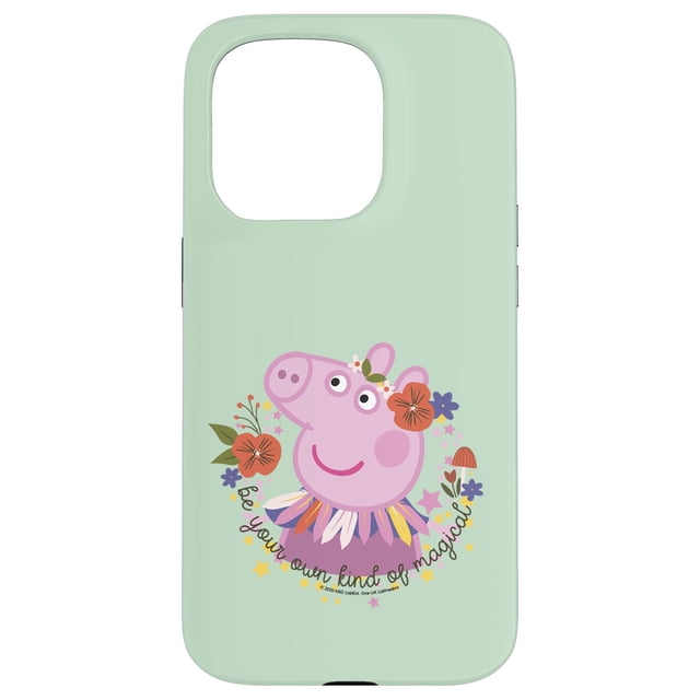 Funda para teléfono Peppa Pig para iPhone 15 Pro con diseño mágico