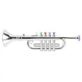 thumbnail image 1 of Children'S Musical Instruments Children'S Stage Performance Props Four-Tone Trumpet (Basic Trumpet Board) Silver, 1 of 6