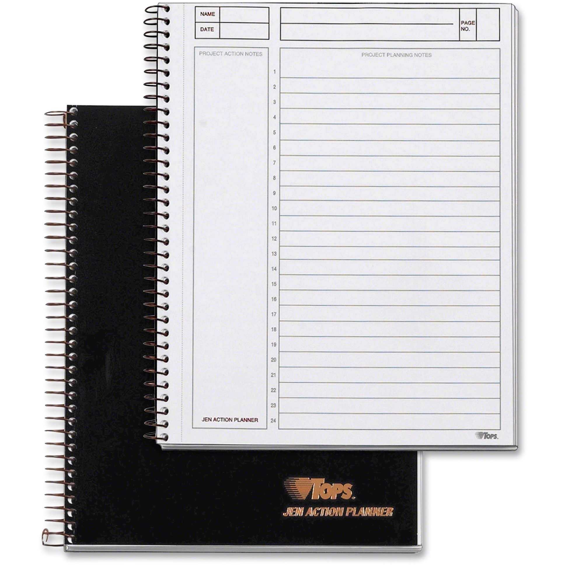 Tops 63827 Journal Entry Notetaking Planner Pad, 1 Each (Quantity