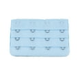 thumbnail image 1 of pitrice Extension Strap Bra Extenders Buckle 4 Hook Breathable Practical Accessories Adjustable Replacement 3 Rows Underwear light blue, 1 of 5