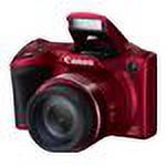 Canon PowerShot SX400 IS - Digital camera - High Definition - compact - 16.0 MP - 30 x optical zoom - red - image 67 of 72