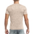 thumbnail image 5 of HAOMEILI Men's Casual Stretchy Slim Fit Short Sleeve Henley Shirt, 5 of 6