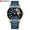 Blue-blue, variant on CURREN Fashion Stainless Steel Men Quartz Wristwatch Original Luxury Business Watches with Date Week reloj hombre