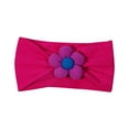 thumbnail image 2 of Girls Cute Headbands Floral Wide Headband Size 1-3 Toddlers Trendy Solid Color Soft Stretchy Hair Accessories Head Bands, 2 of 3
