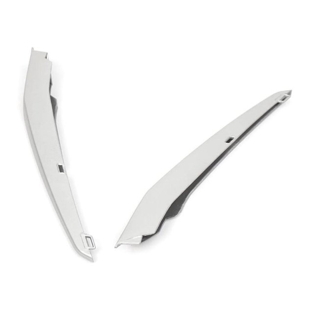 Embellecedor de rejilla de luz antiniebla delantera, tiras decorativas para Serie 3 F30 F31 2011-2017, color plateado